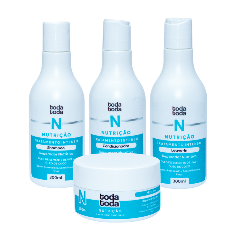 23 Kit Banho de Nutrição - 4 Itens para Cabelos Saudáveis, Macios e Brilhantes